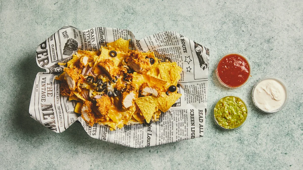 Nachos med kylling