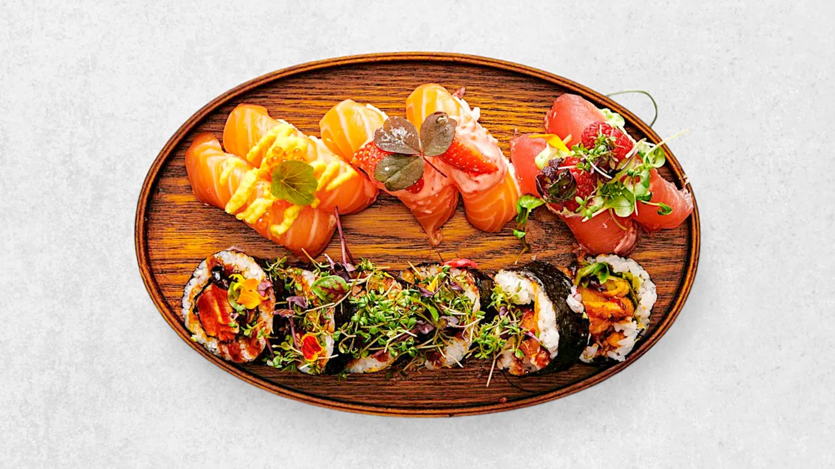 Maki and nigiri menu deluxe (12 stk)