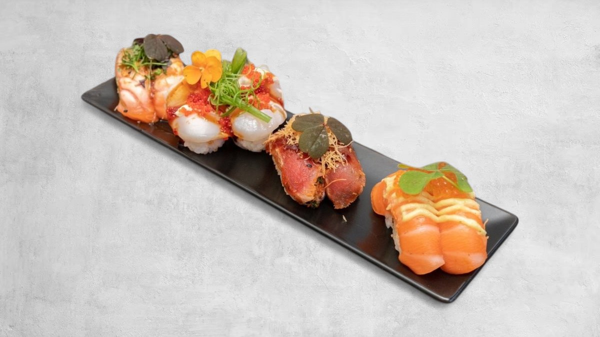 Nigiri menu mix deluxe (8 stk)