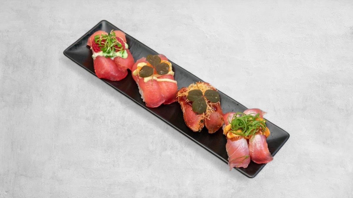 Nigiri menu tun deluxe (8 stk)