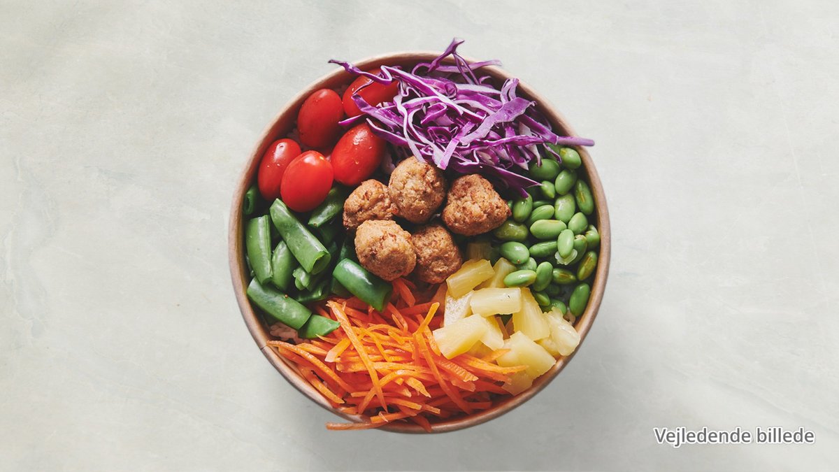 Sushi Bowl med laks nuggets