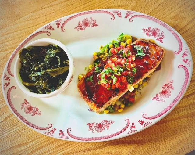 Barbecue Glazed Salmon