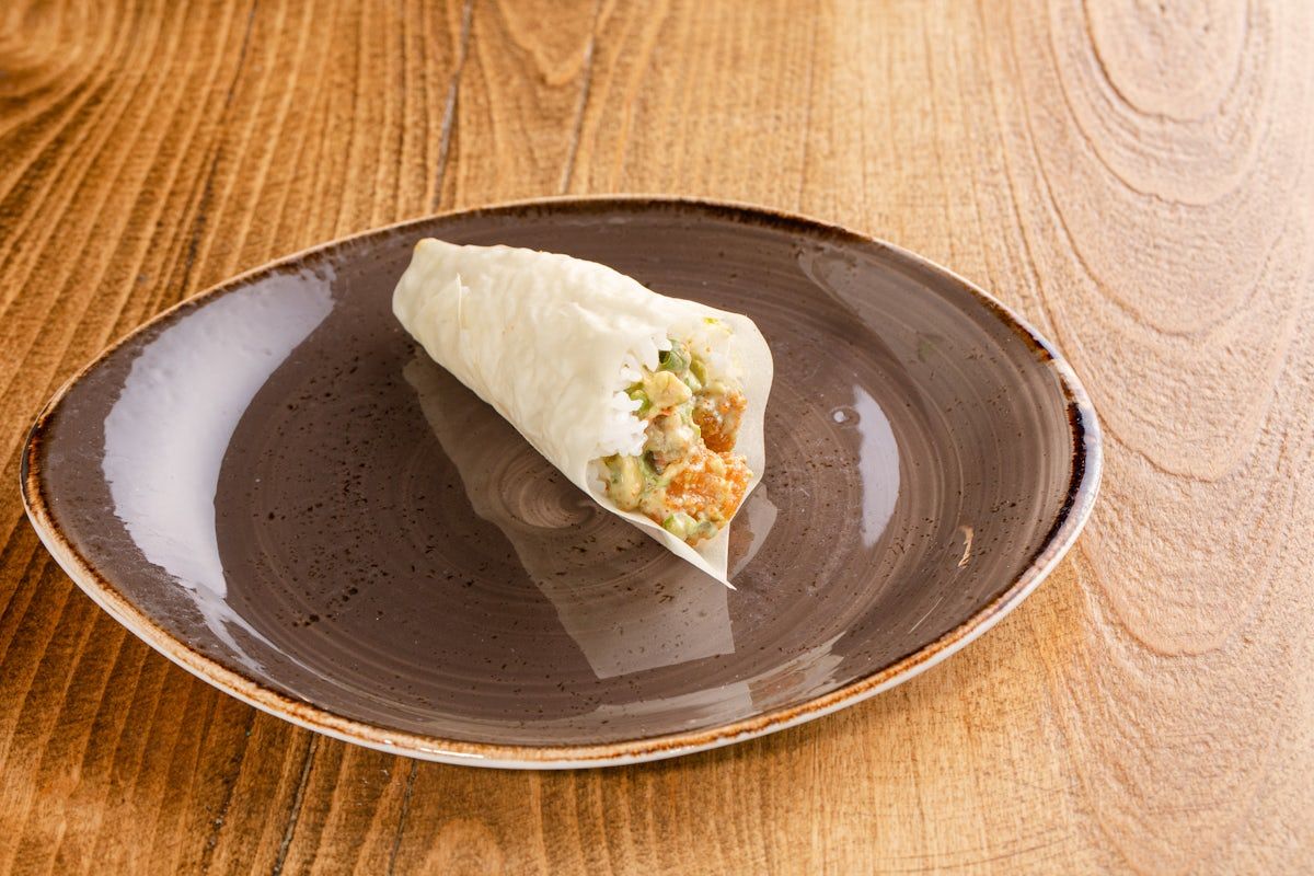 Zig Zag Shrimp Handroll