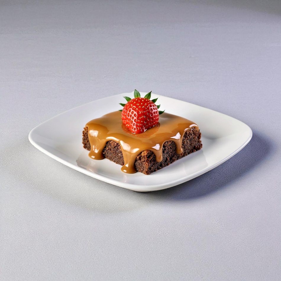 Brownie com Cobertura de Chocolate