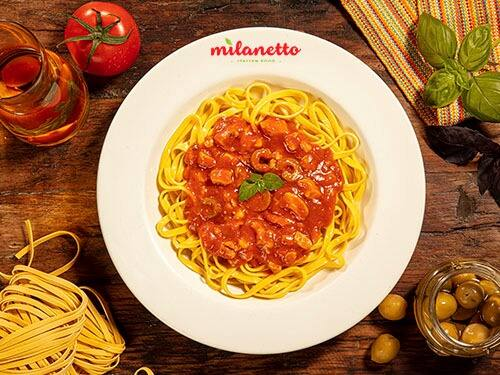Fettuccine + 4 Opções de Ingredientes