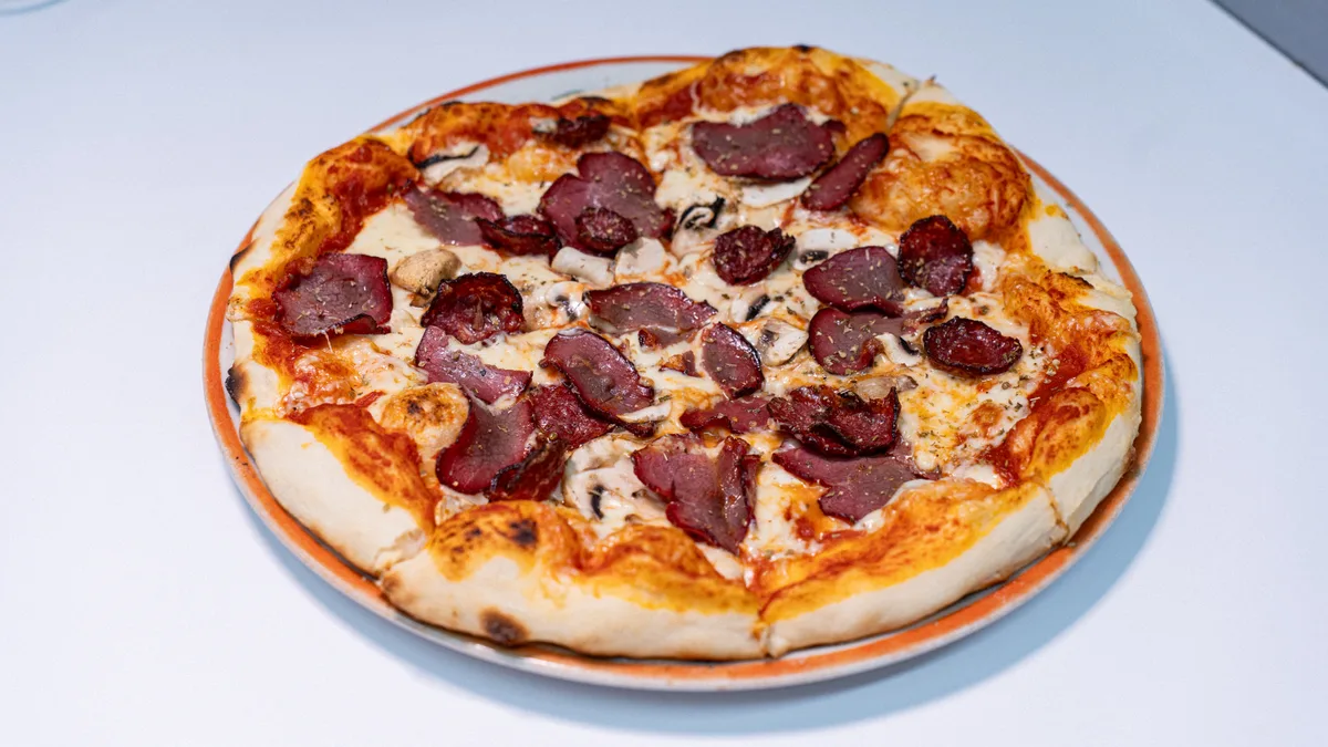 Capricossa pizza
