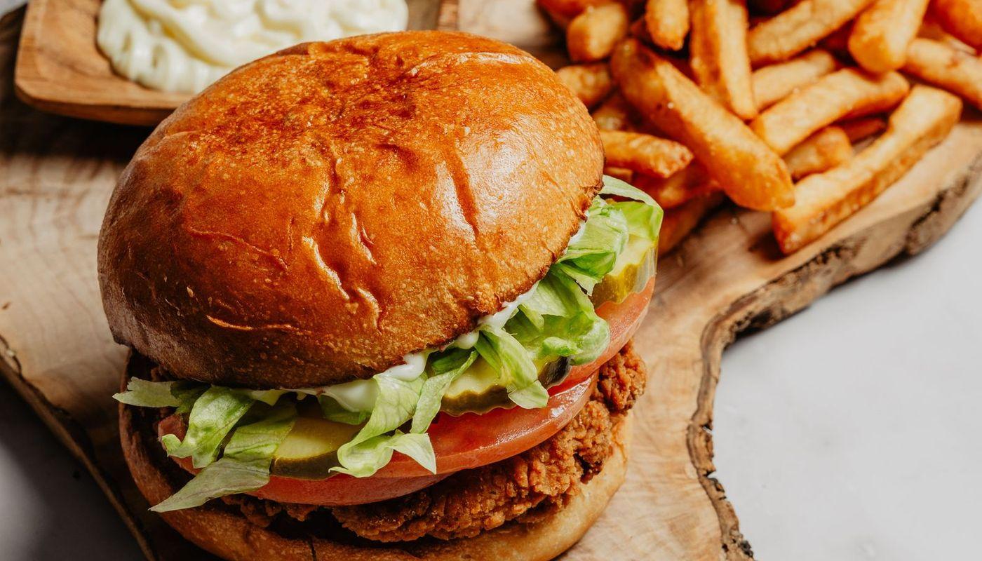 Burger au Poulet Croustillant / Crispy Chicken Burger