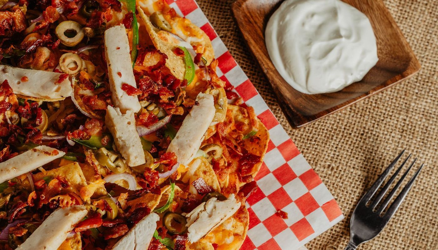 Grand Nachos Poulet et Bacon / Large Chicken Bacon Nachos