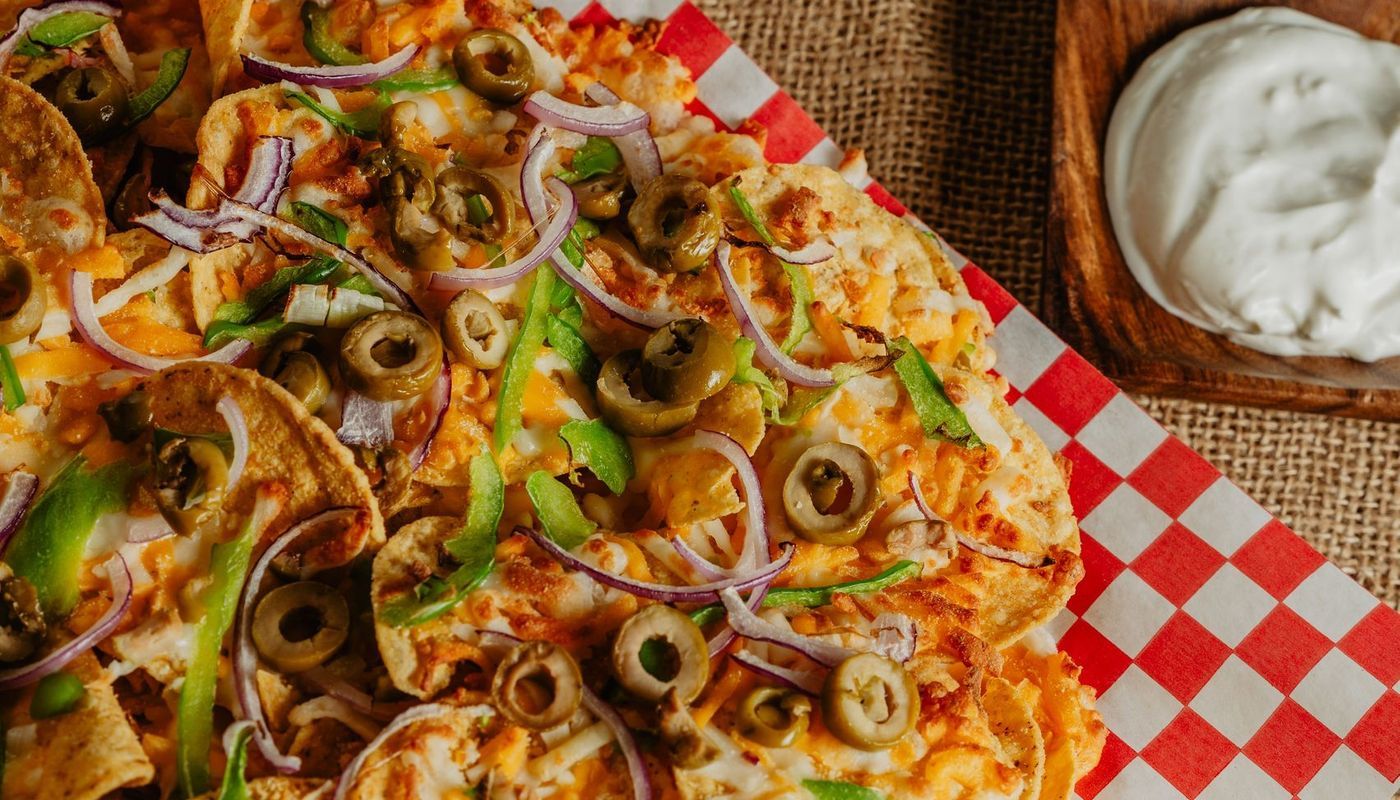 Grand Nachos Végétarien / Large Vegetarien Nachos