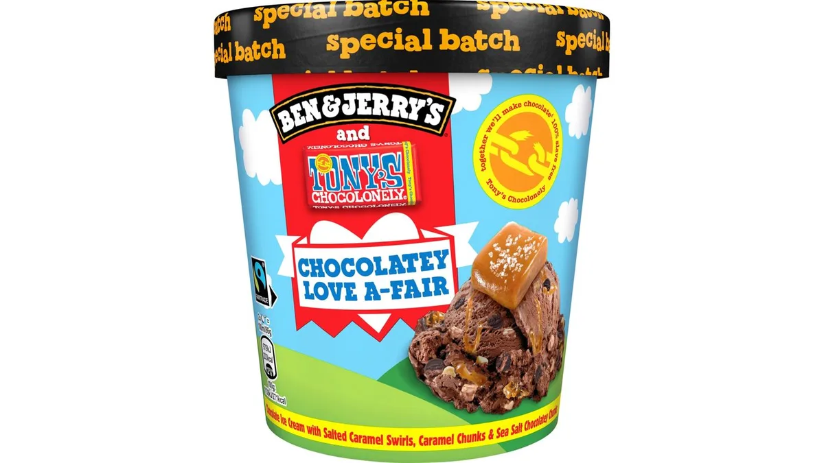 Ben and Jerry's Chocolatey Love A-Fair Caramel Sea Salt 465ml