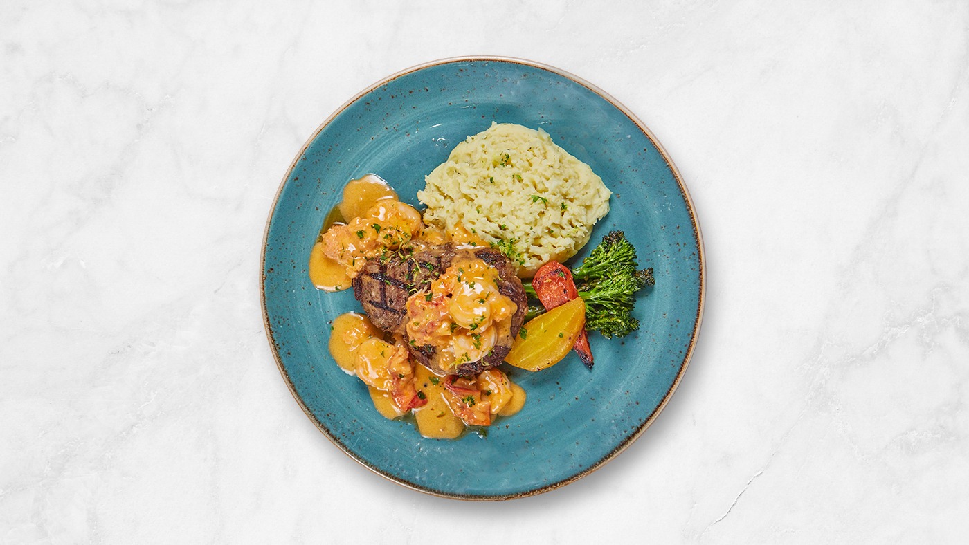 Surf N Turf (7oz Filet Mignon)