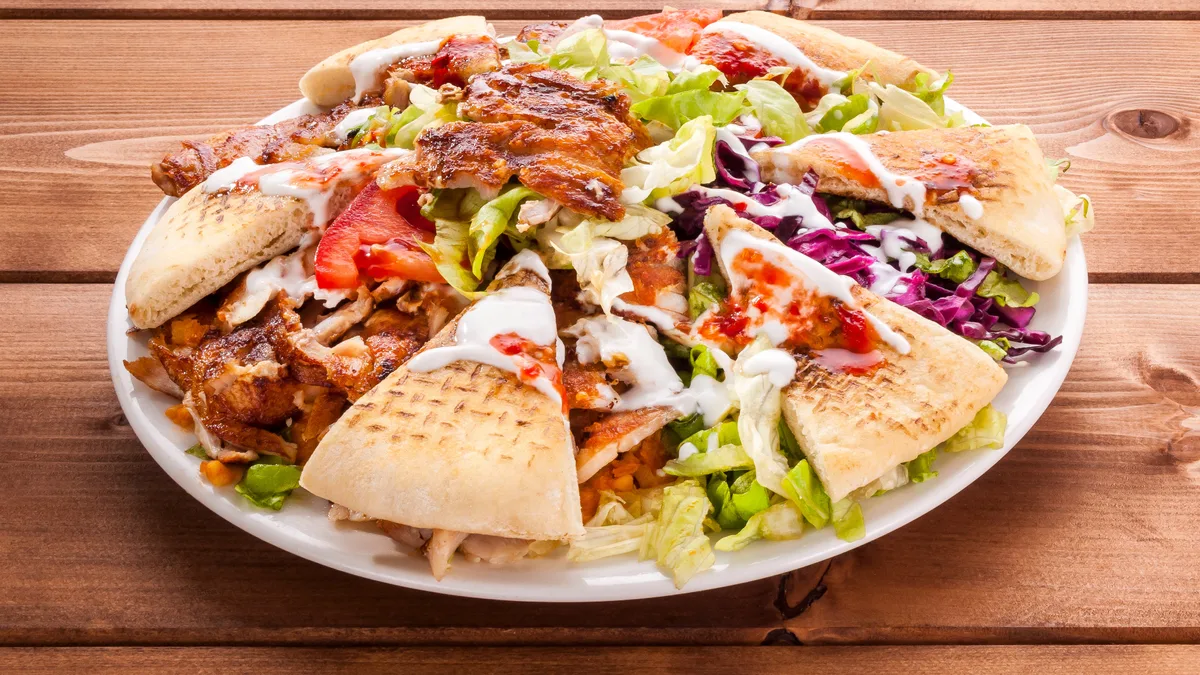 Gyros kis tál