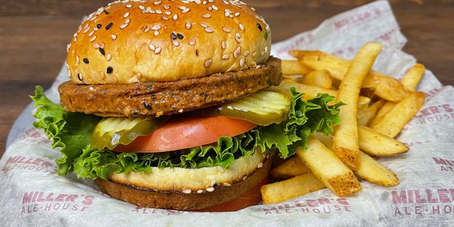 Veggie Masala Burger Boxed Lunch