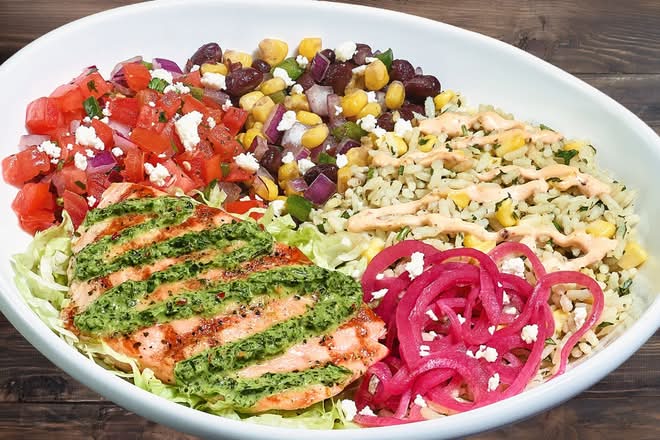 MIMI'S FIESTA BOWL SALMON*