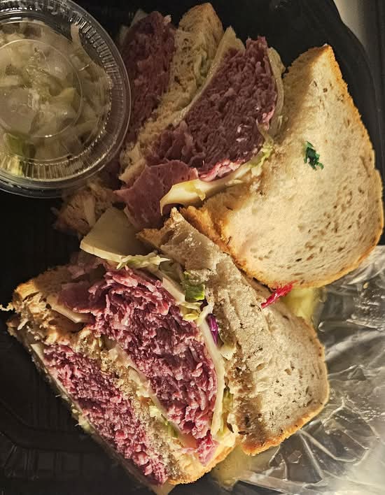 Corned Beef, Pastrami and Swiss