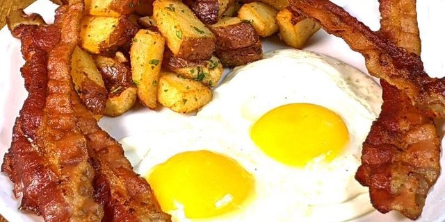 Hickory-Smoked Bacon and Eggs