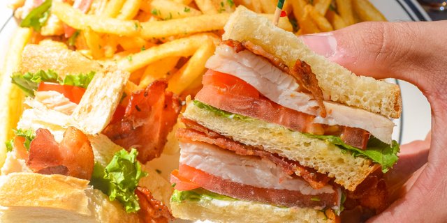Roasted Turkey Club Sandwich