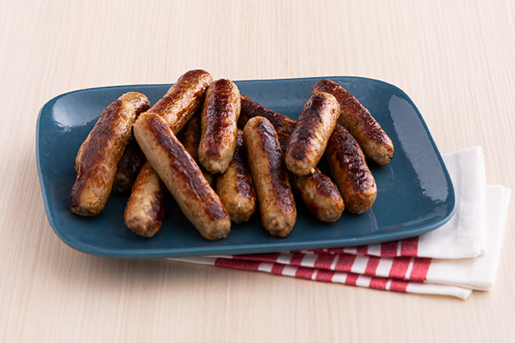 2 Pork sausage links