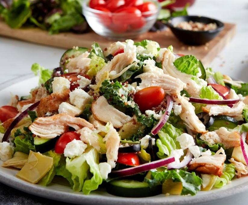 Chicken and Quinoa Mediterranean Salad