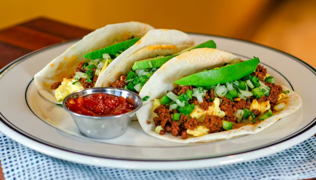 Chorizo and Egg Tacos
