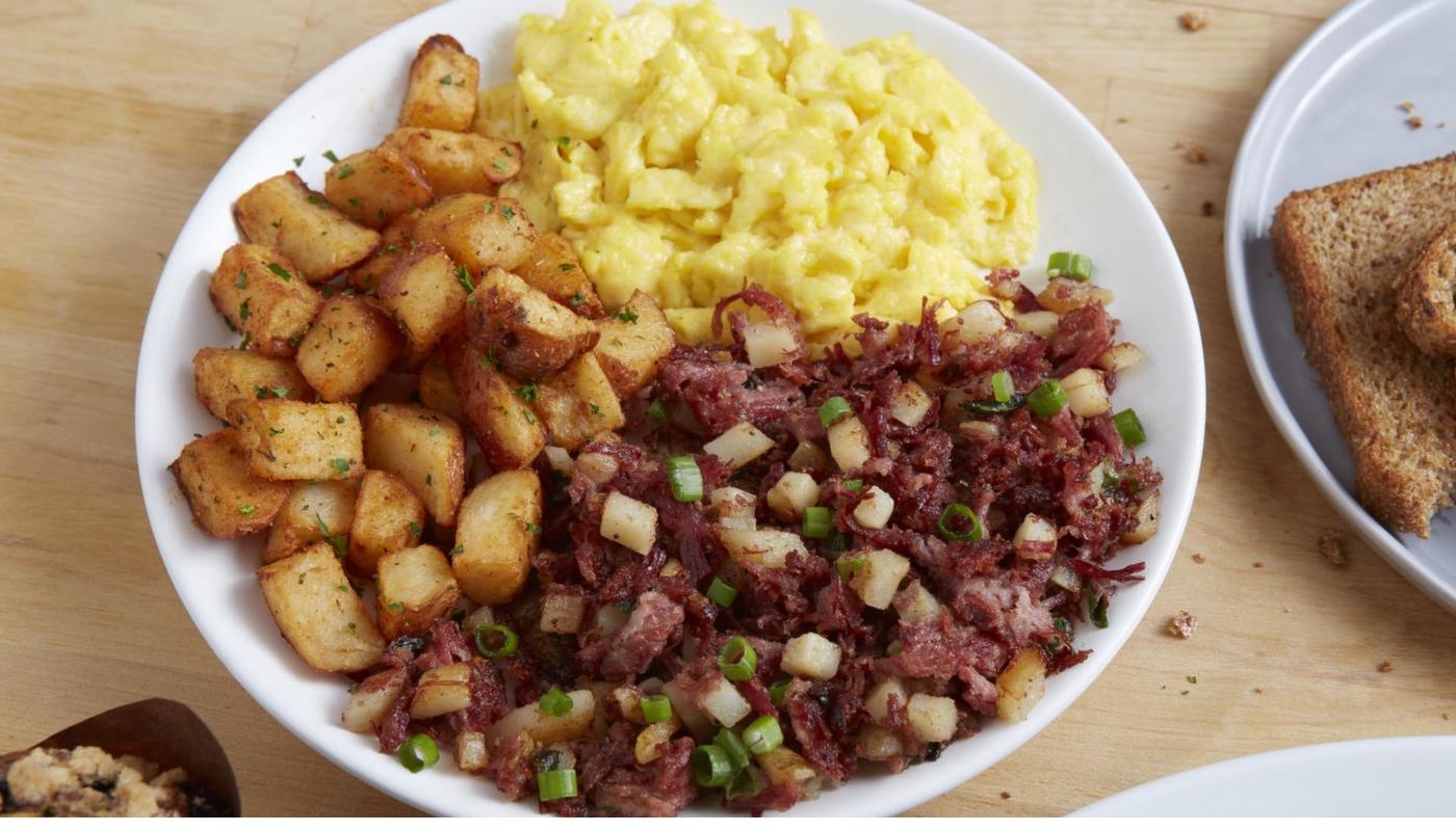 Corned Beef Hash and Eggs