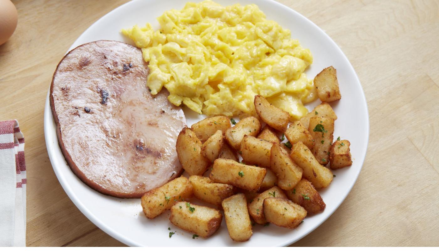 Hickory-Smoke Ham and Eggs