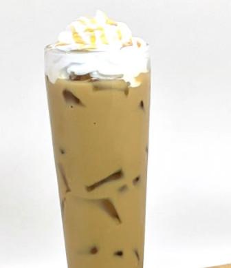 Iced Honey Peach Latte