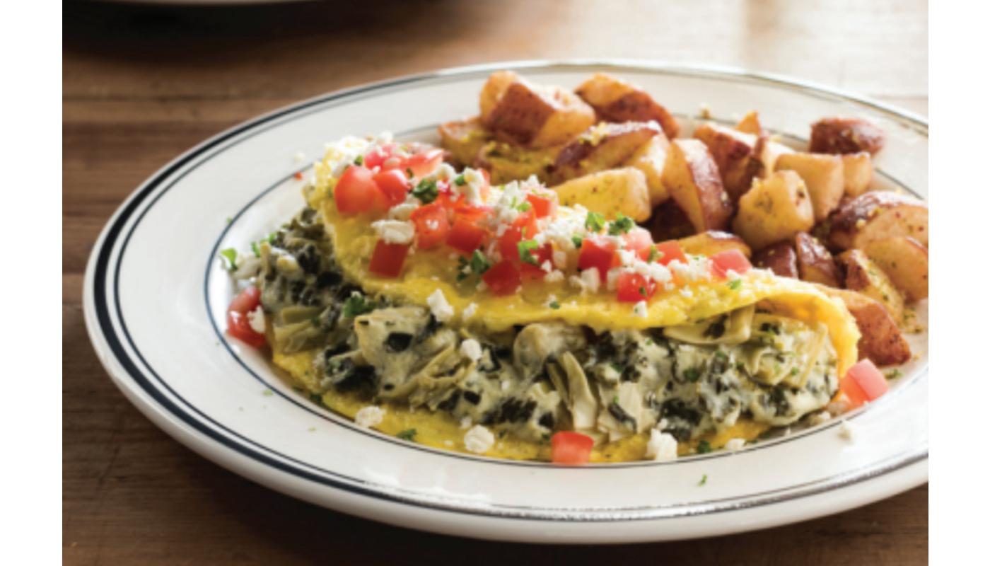 Spinach Artichoke Omelet