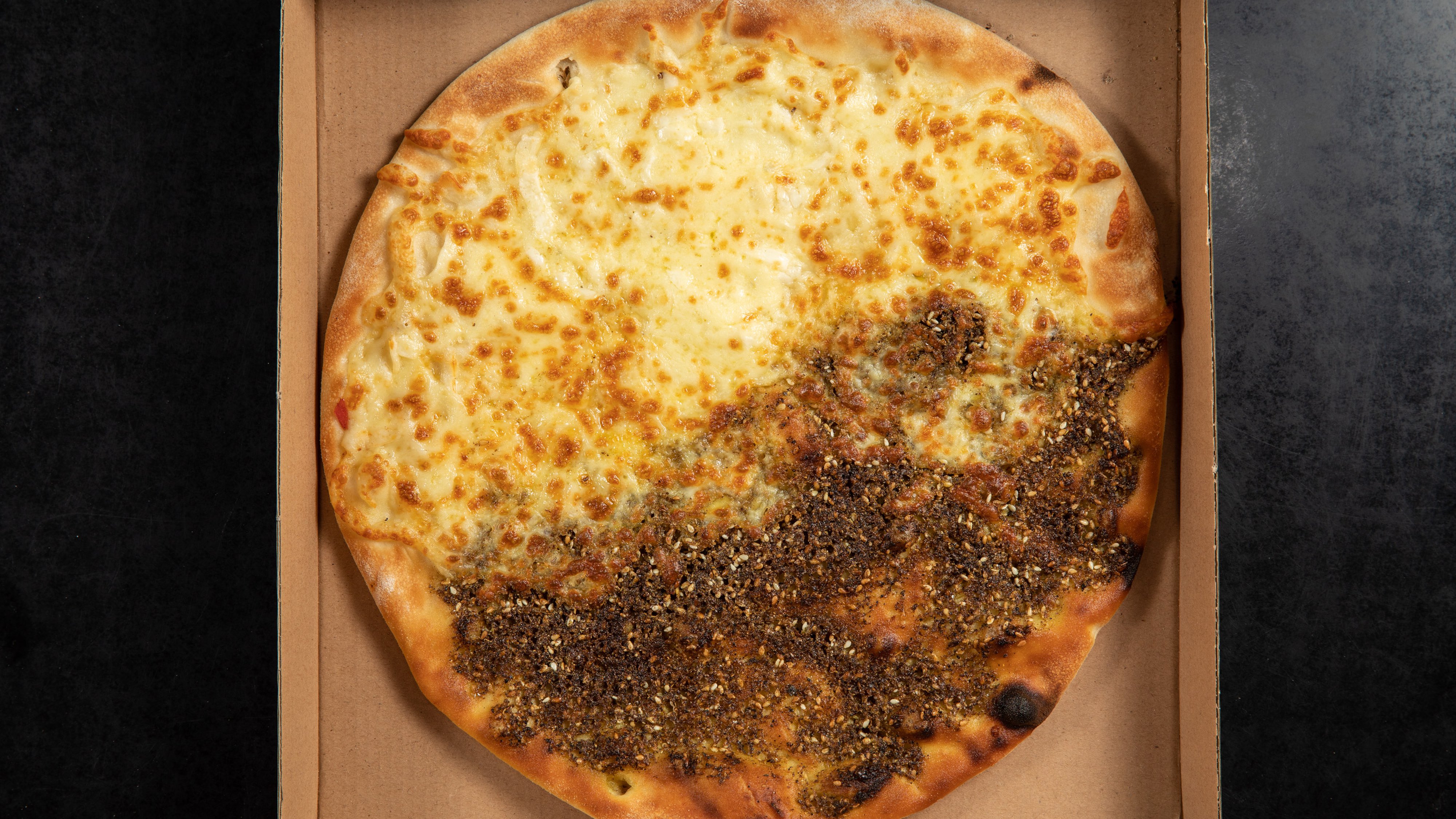 2. Half Oregano and Half Cheese