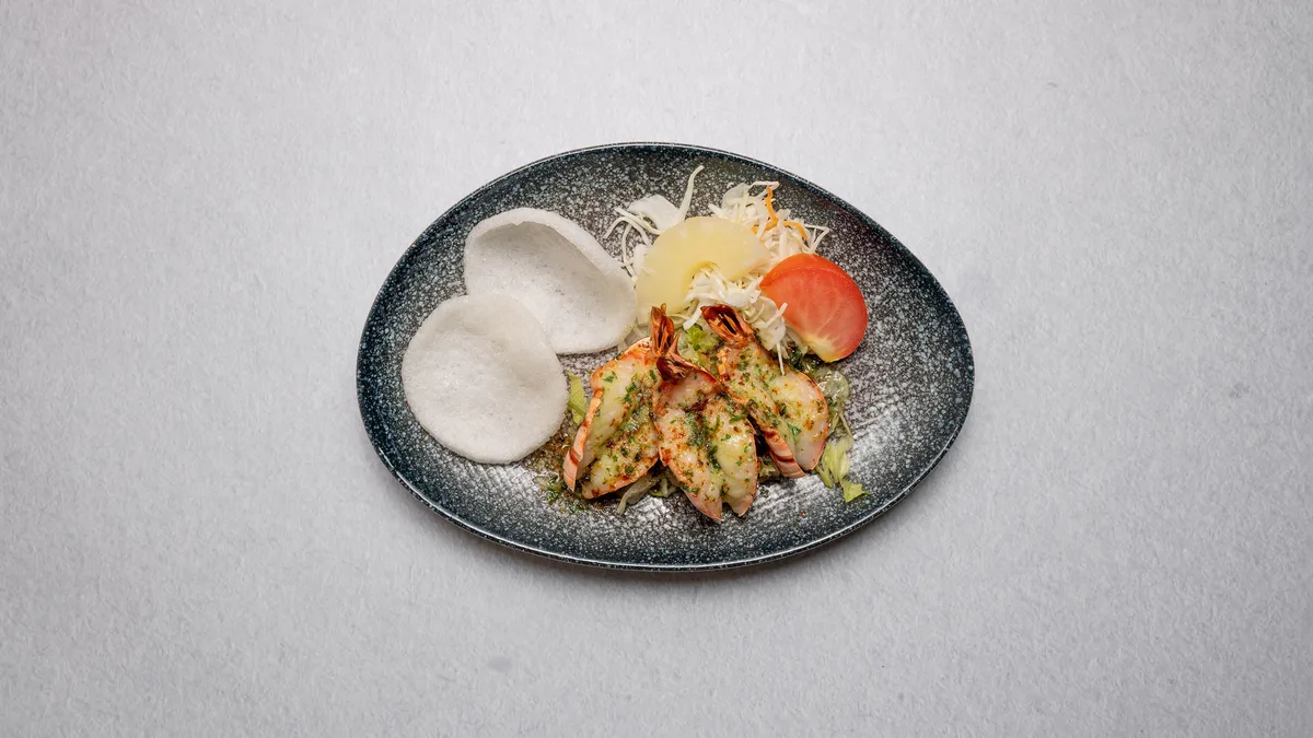 Grillade Jätteräkor med Vitlökssmör