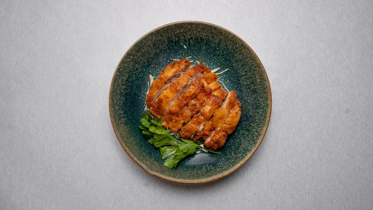 Specialfriterad Oxfilé med Sötsur Chilisås