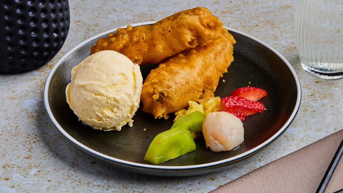 30. Frityrstekt Banan