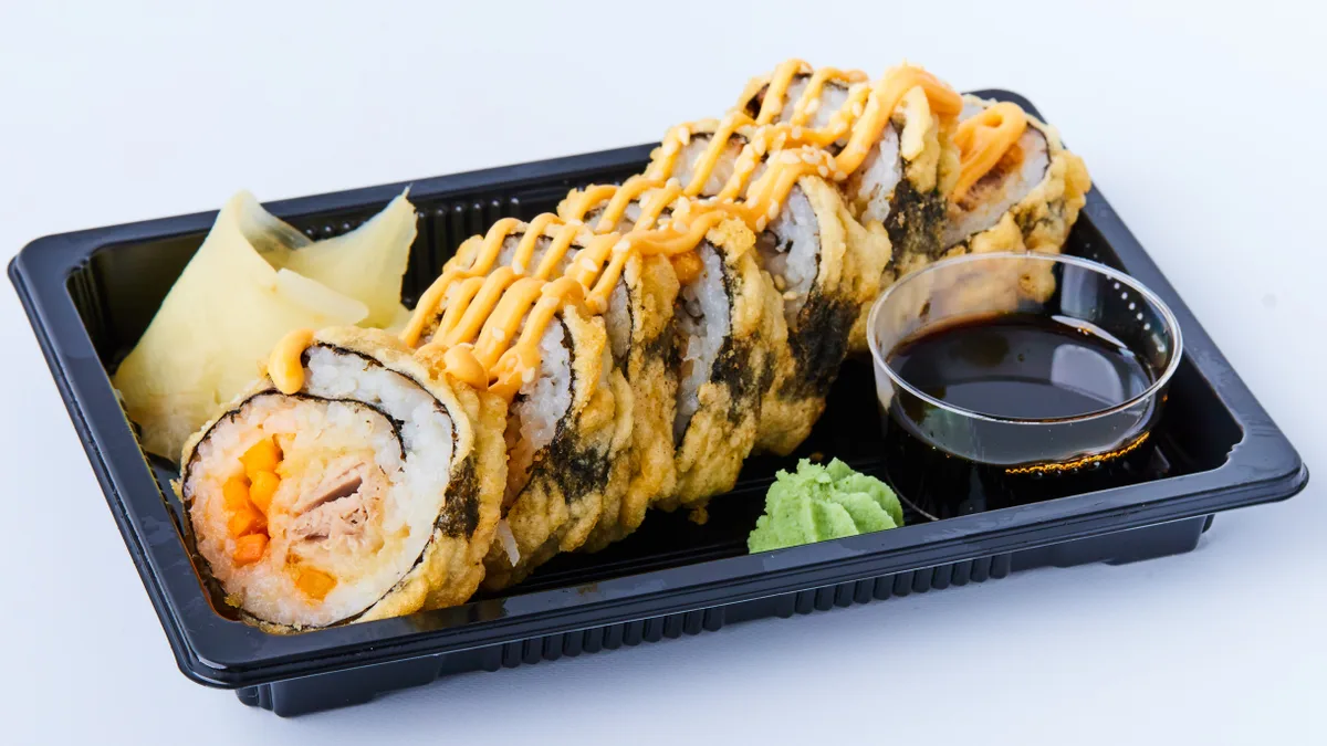 31. Helfritert tunfisk maki - 7 biter