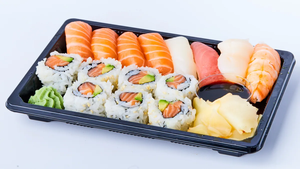 7. Stor sushi (15 biter)