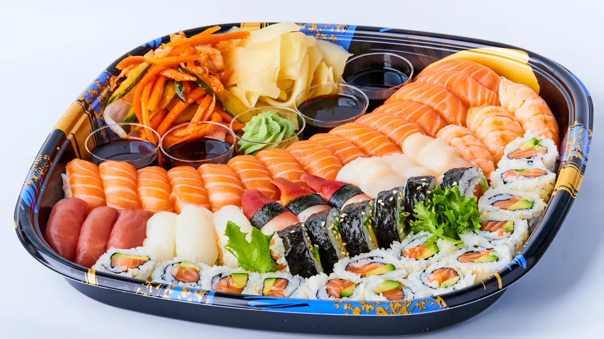 9. Familie sushi (50 biter)