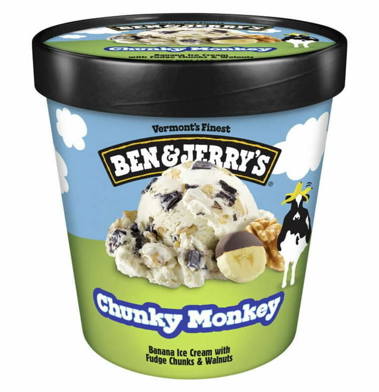 Ben and Jerry's Chunky Monkey 16oz