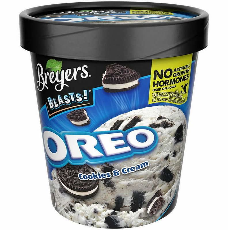 Breyers Blasts Ice Cream Oreo Pint