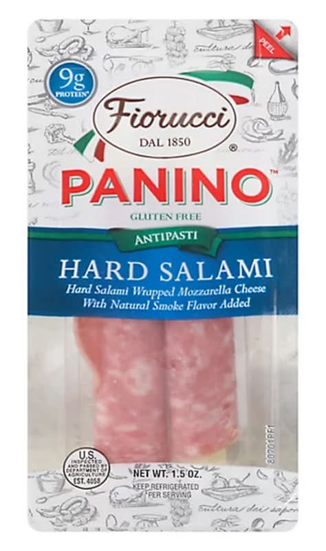 Fiorucci Hard Salami and Mozzarella Panino 1.5oz