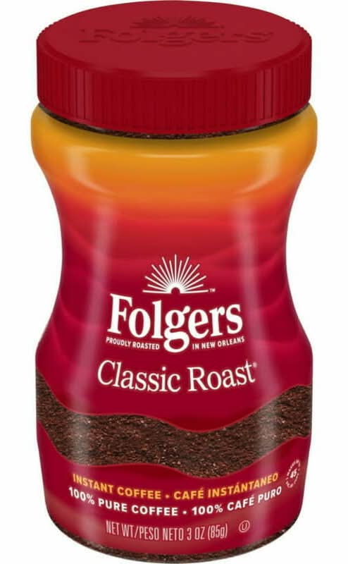 Folgers Classic Roast Instant Coffee 3oz