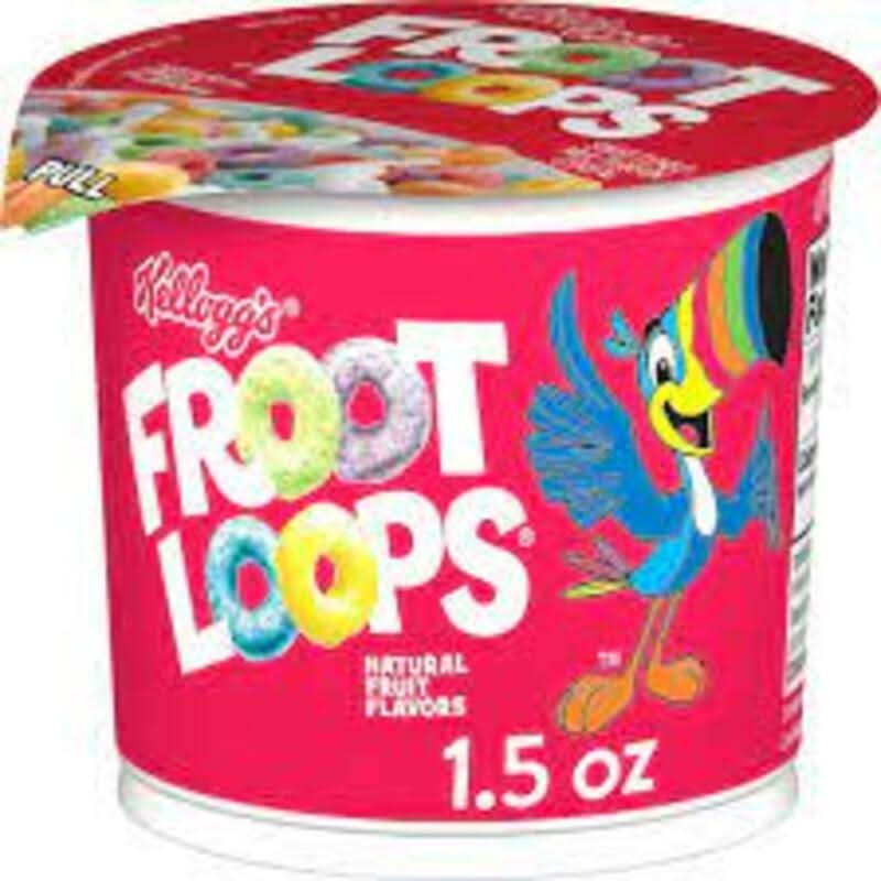 Kellogg's Froot Loops Cereal Cup 1.5oz