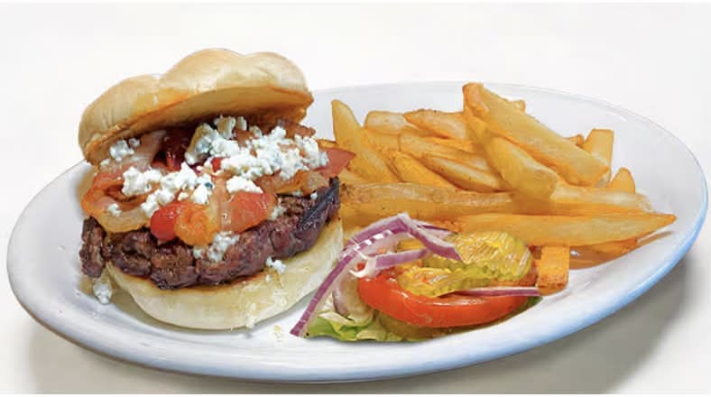 Angus Bacon Blue Cheeseburger