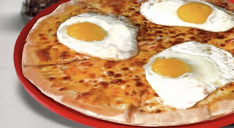 Eggs Benedict Gourmet Breakfast Pizza
