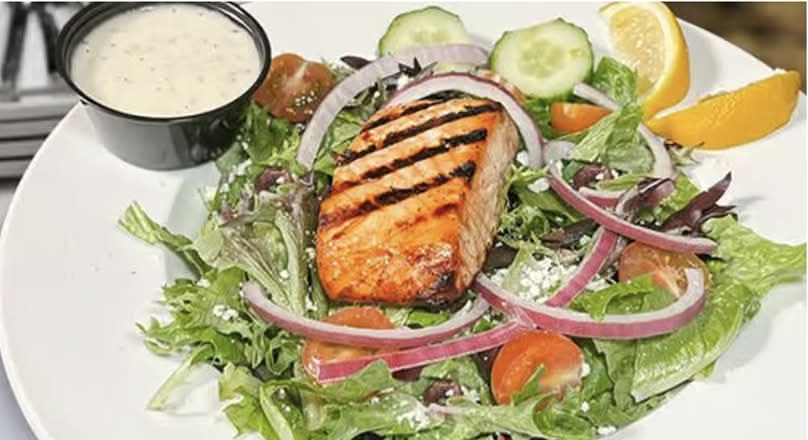 Mediterranean Salmon Salad