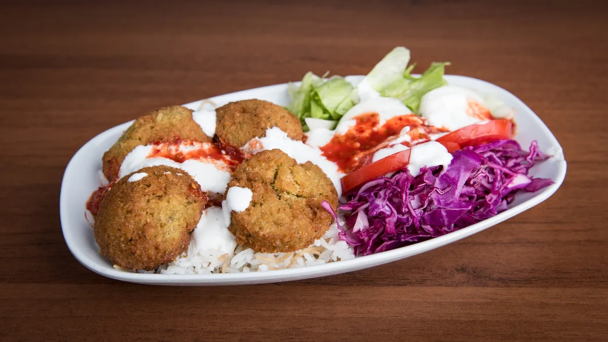 Kicsi falafel tál
