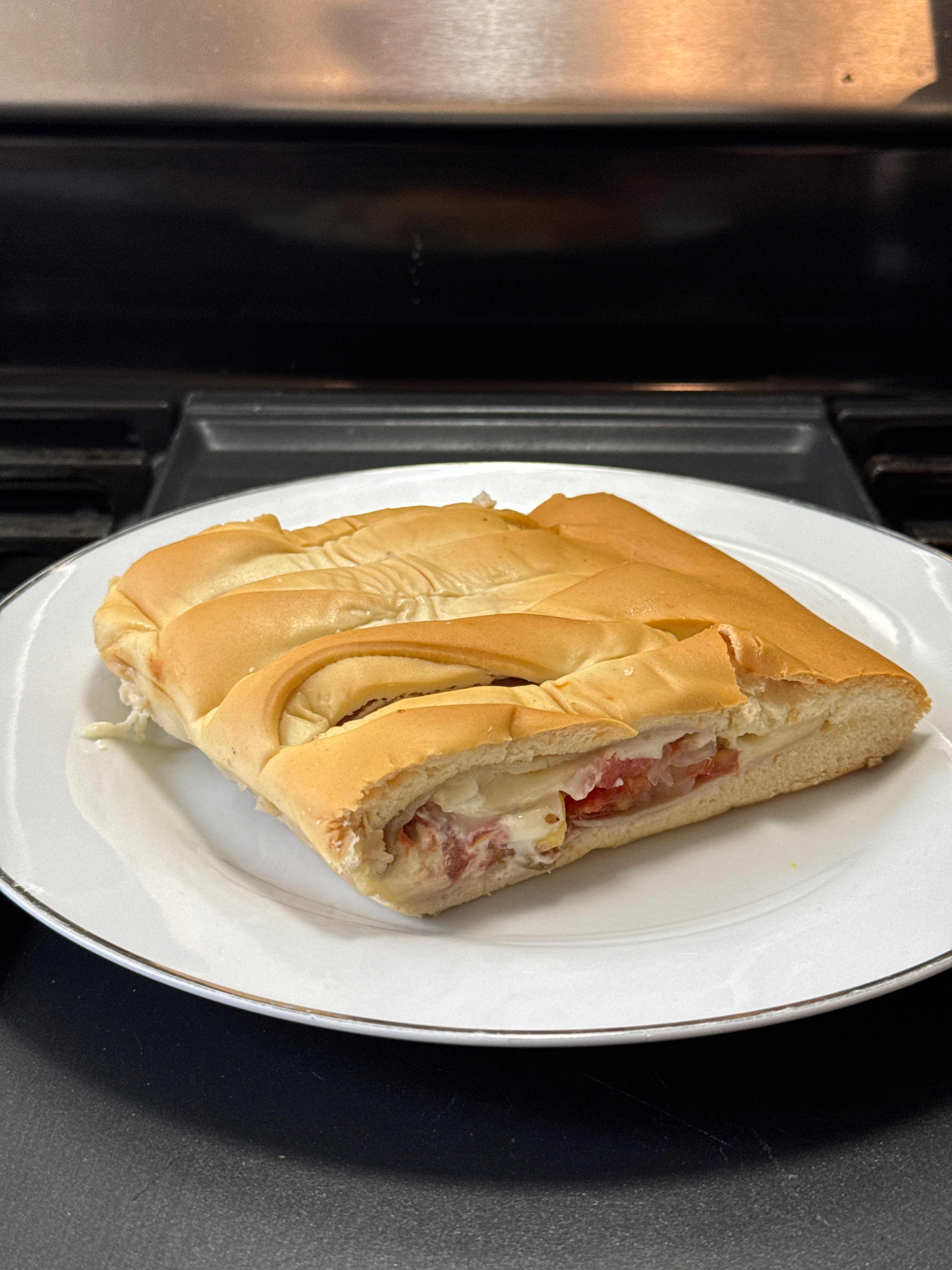Brazilian Style Calzone Slice