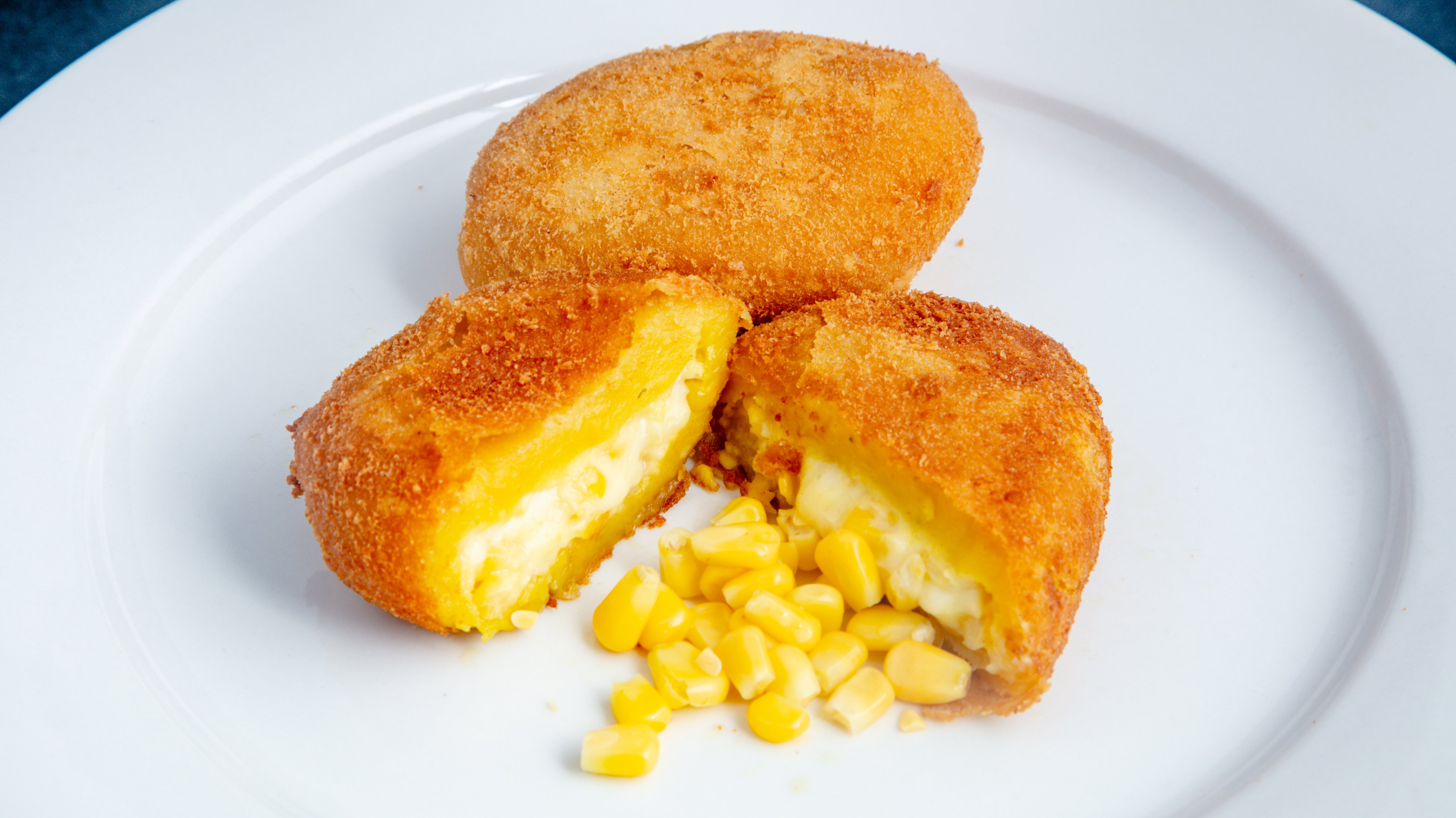 Cheese and Sweet Corn Croquette