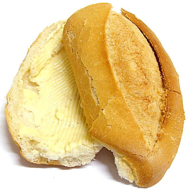 Pressed French Bread with Butter