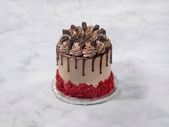 Red Oreo Cake - 6 Inch