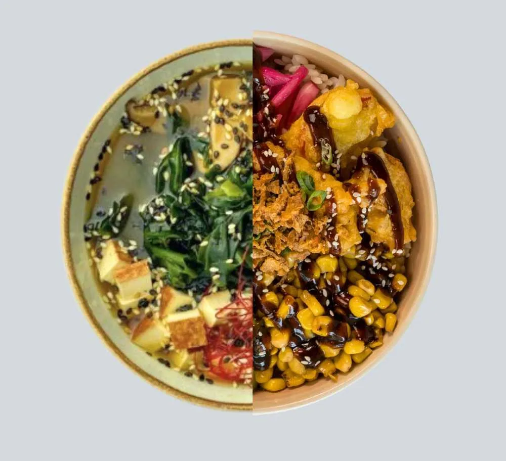 Hawaiian BBQ + Zupa MISO