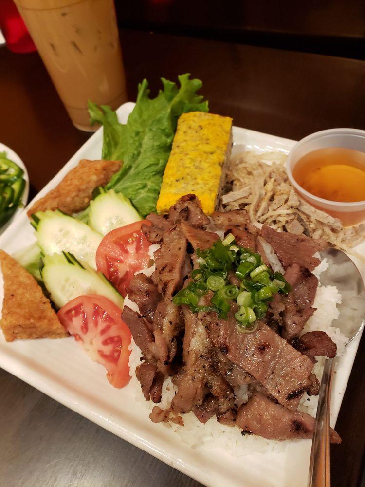 #59 Pork Chop Rice Combo